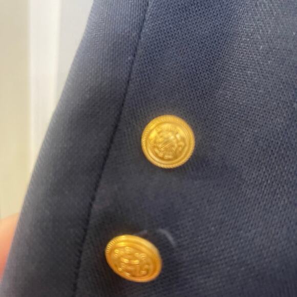 Lands’ End boys Navy suit jacket Sz 8 - Picture 5 of 7